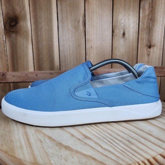 OluKai Other - OluKai Lae'ahi Shoes Mens Size 11 Blue Canvas Slip On Casual Sneakers Comfort